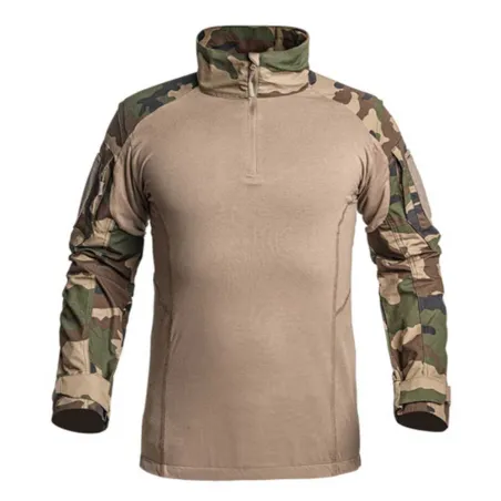 Chemise Ubas Fighter col montant zip coton polyester camo M à 3XL