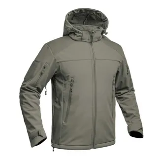 Veste Softshell kaki Fighter V2 | Imperméable, respirante et robuste