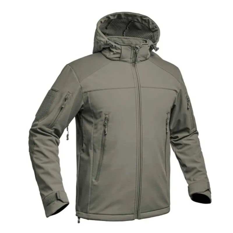 Veste Softshell kaki Fighter V2 | Imperméable, respirante et robuste