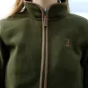 Blouson Scotland femme 4 poches zip polaire polyester kaki S à XL
