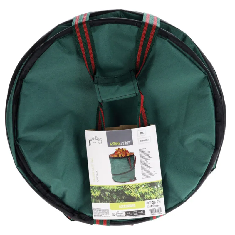 Sac à déchets vert polyester diamètre 55 cm