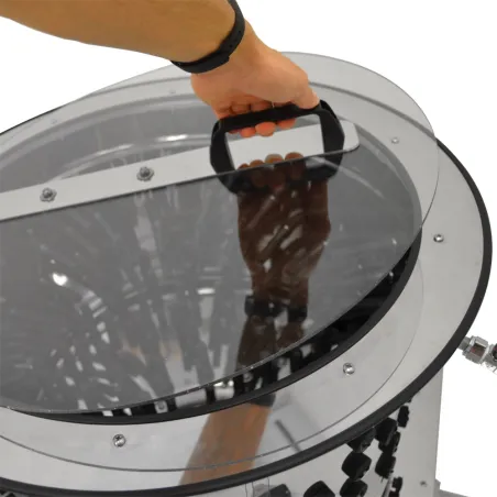 Plumeuse volaille Cylindra 144 doigts – Acier inoxydable – 0,75kW