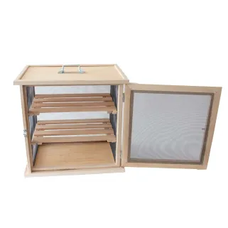 Garde-manger en bois 40 cm – Conservation fruits & légumes compacte | Ducatillon