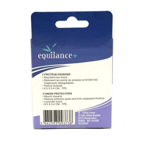 Protège oignons lavande anti-chocs anti-frottements lot de 2