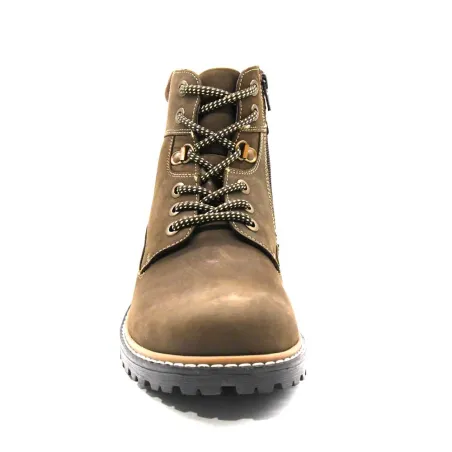 Chaussures homme montantes zippées Torki cuir gras 41 à 46