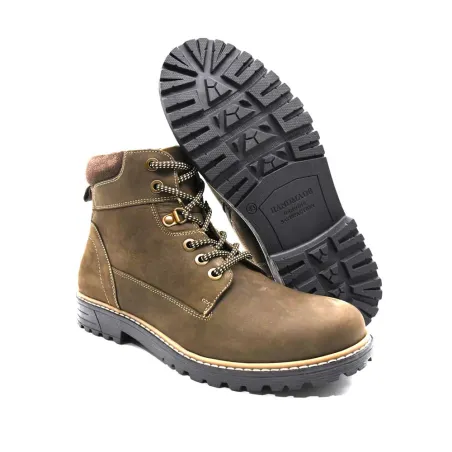 Chaussures homme montantes zippées Torki cuir gras 41 à 46