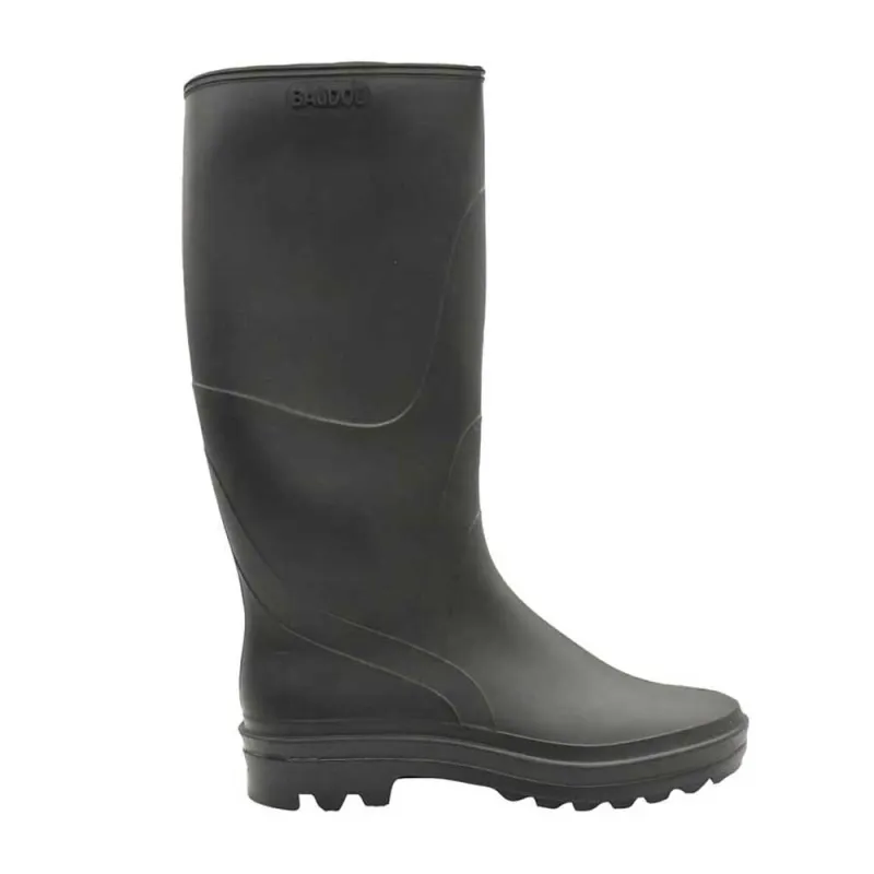 Bottes Kraft PVC recyclable doublure jersey noir 36 à 47