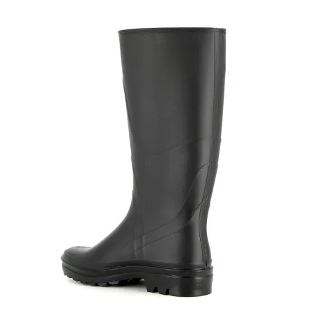 Bottes Kraft PVC recyclable doublure jersey noir 36 à 47