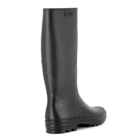 Bottes Kraft PVC recyclable doublure jersey noir 36 à 47
