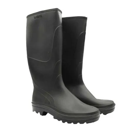 Bottes Kraft PVC recyclable doublure jersey noir 36 à 47