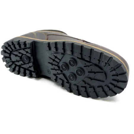 Chaussures Derby Torn cuir gras semelle TPR marron 39 à 46