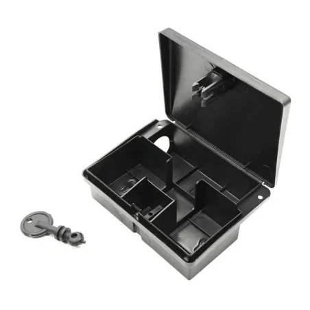 Boite à appâts rats, souris 12,5 x 9,5 x 4,5 cm à clé