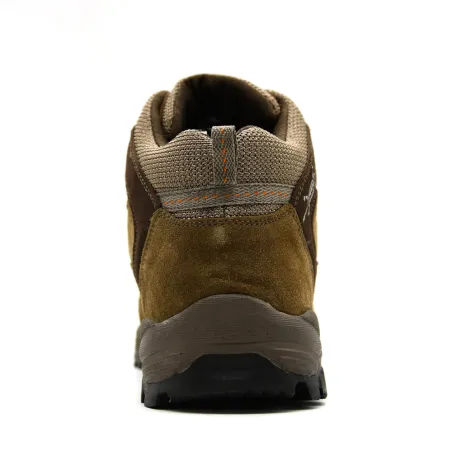 Chaussures Ayoka Merano marron randonnée cuir toile tige haute