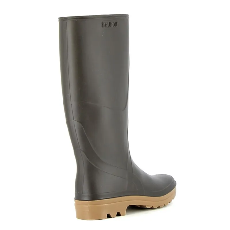Bottes Femmes Karol PVC doublure jersey marron 36 à 41