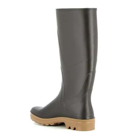 Bottes Femmes Karol PVC doublure jersey marron 36 à 41