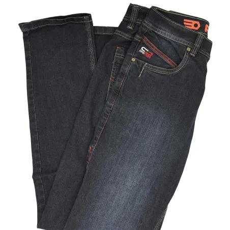 Jeans Roller Stretch 5 poches coton Bleu denim foncé 40 à 54
