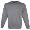 Sweat col rond gris - Pull casual confort homme femme