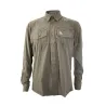 Chemise PROHUNT antitic kaki manches longues stretch 4 poches