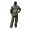 Ensemble de pluie imperméable polyester camo CE M à 3XL