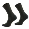 Chaussettes mérino anti-tiques kaki 65% laine SILTAX AG+