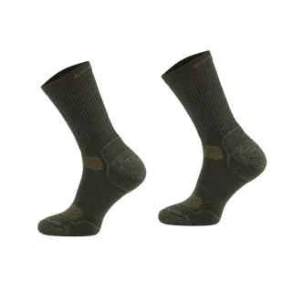 Chaussettes mérino performances kaki 50% laine - Multimatière