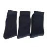 3 paires chaussettes mi hautes noires 39/42 et 43/46