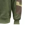 Sweat col rond kaki + empiècements camo CE TS à 3XL