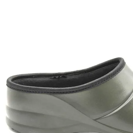 Sabots Cloack en plastique fourrés EVA vert 39 à 46