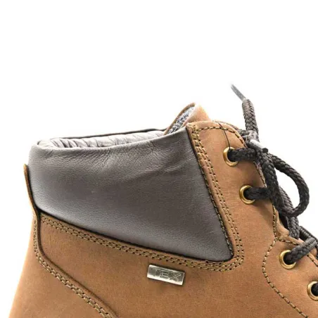 Chaussures Grass cuir imperméable marron