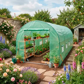 Serre de jardin 18 m² - Structure jardinage extérieur