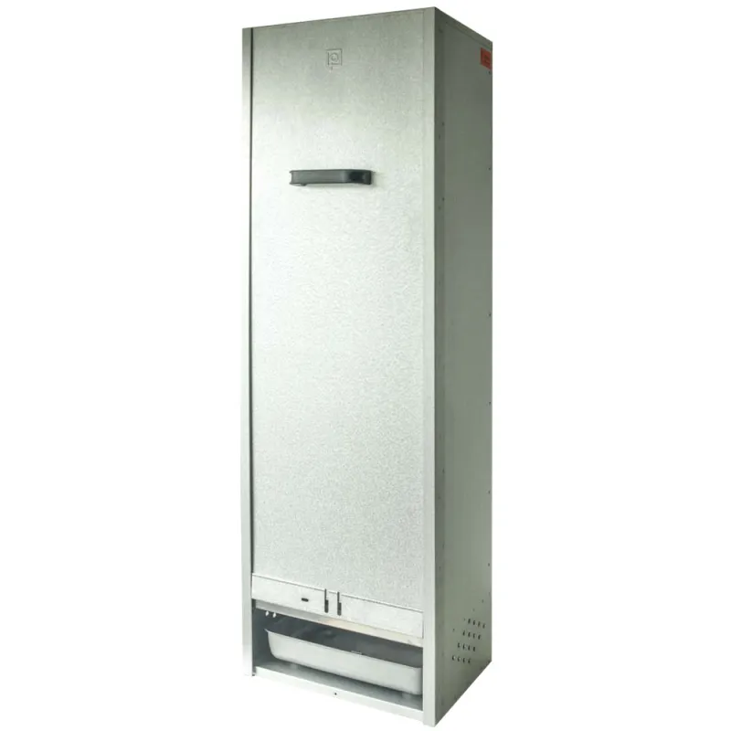 Fumoir Peetz viande et poisson 120 cm acier inoxydable Porte coulissante avec poignée