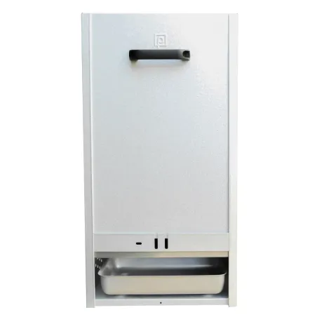 Fumoir Peetz viande et poisson H75 cm acier aluminisé porte coulissante avec poignée - Ducatillon