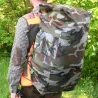 Grand sac de Chasse 3 poches extérieures camo 70L pas cher