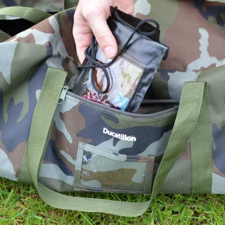 Grand sac de Chasse 3 poches extérieures camo 70L pas cher