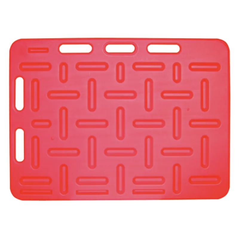 Plaque à porc PVC robuste rouge