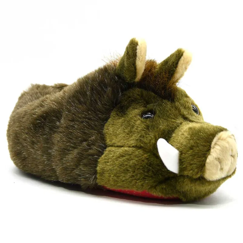 Chaussons charentaise sanglier molletonné typé chasse