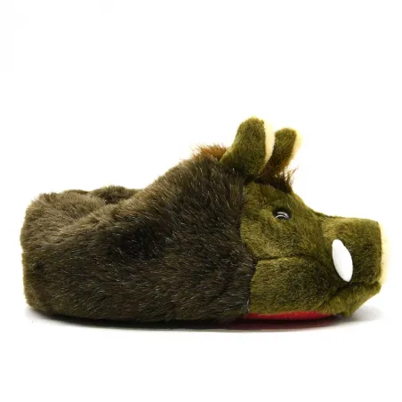 Chaussons charentaise sanglier molletonné typé chasse