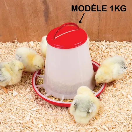 Mangeoire anti-gaspillage, plastique 1 kg