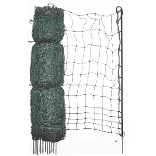 Filet poule électrique vert H110 cm Longueur 25 m 2 pointes