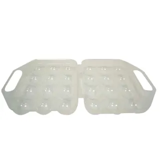 Boite à oeuf plastique transparent 12 oeufs par lot de 3