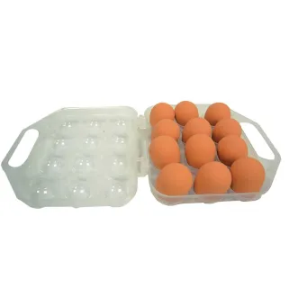 3 boîtes à œufs plastique, 12 places chacune | Ducatillon