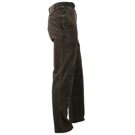Pantalon marron Calvados côtelé extensible T38 À 60