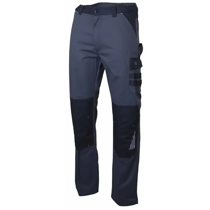 Pantalon Travail multipoches LMA gris et noir T38 à T60