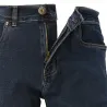Jeans coupe droite Andrew 5 poches coton bleu moyen 40 à 54