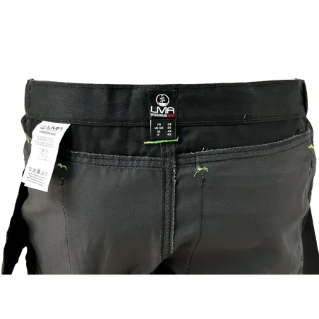 Bermuda de travail 4 poches polyester coton gris noir 38 à 52