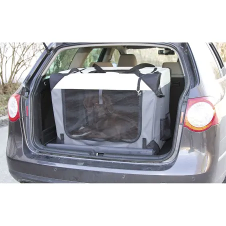 Box de transport chien démontable en toile 91x63,5cm