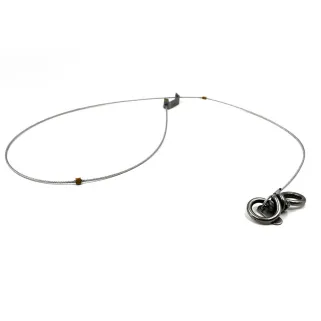 10 collets à renard 2mm avec arrêtoir fabrication française