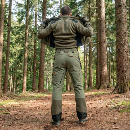 Pantalon Francital Iraty élastiqué 5 poches