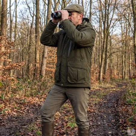 Veste STAGUNT Northgame capuche amovible gilet fluo