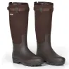 Bottes Primo Country Zip textile rip-stop Marron Foncé 40 à 46